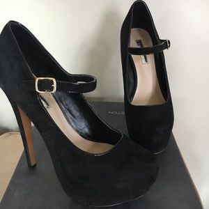 H by Halston | Rosalind | Black Suede | Size 9